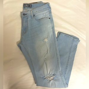 Ripped Light Hollister Skinny Jeans
